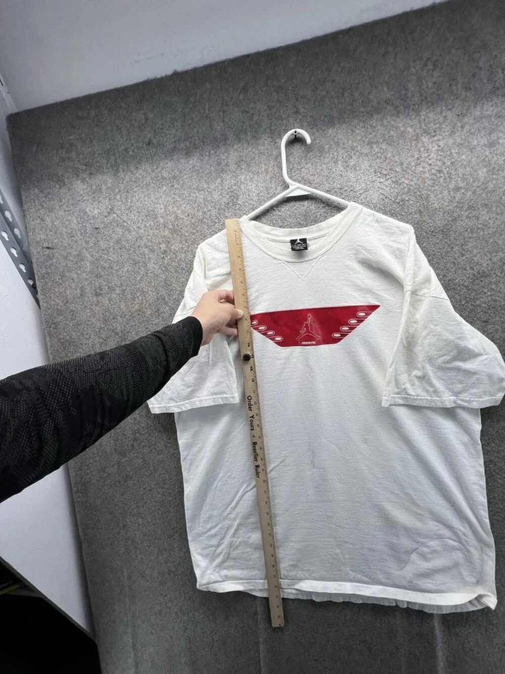 Jordan Shirt Mens 2XL White Jumpman Logo Graphic Tee Basketball Sports Crewneck